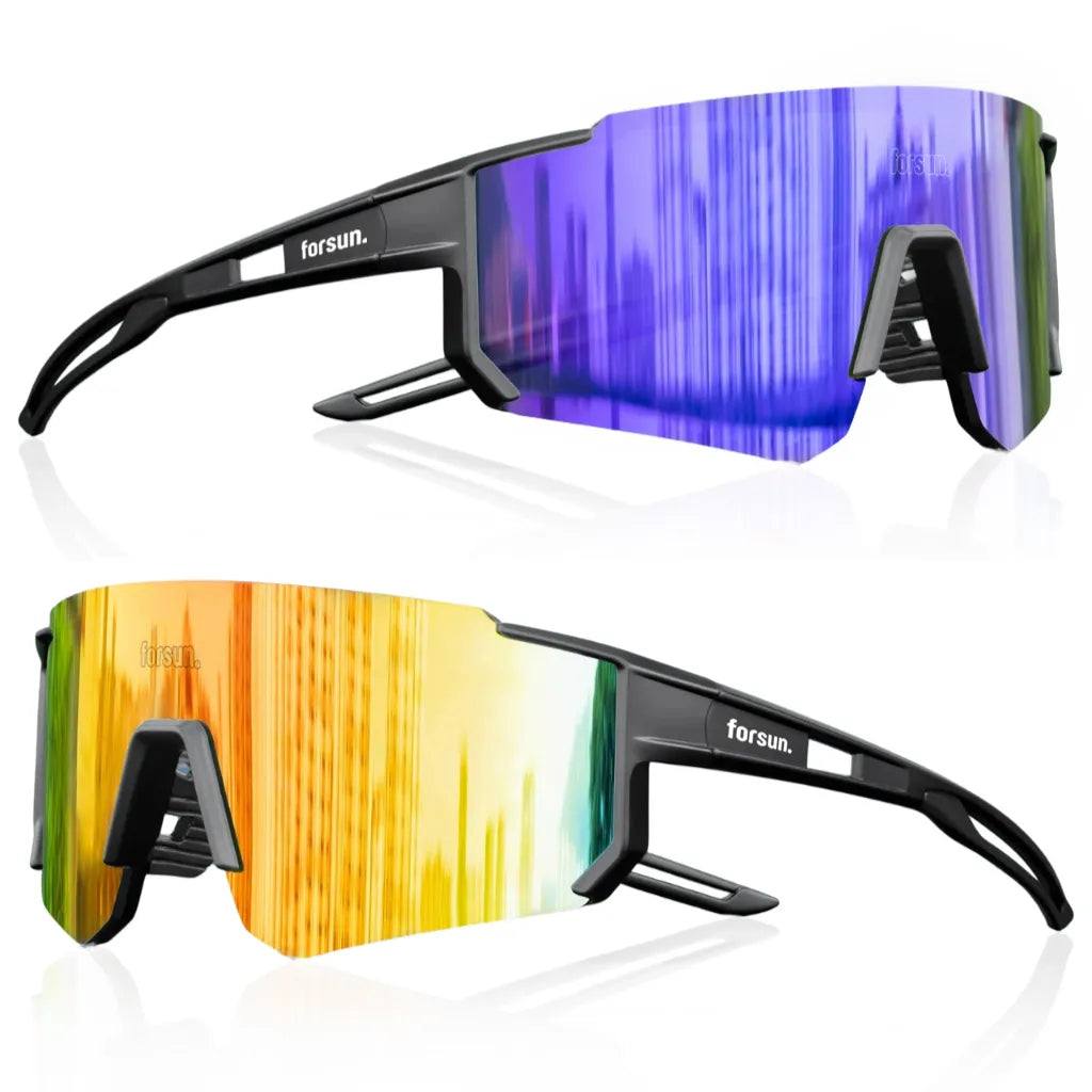 Performance Pro Bundle - Sports Sunglasses for Running Cycling and Beach Tennis