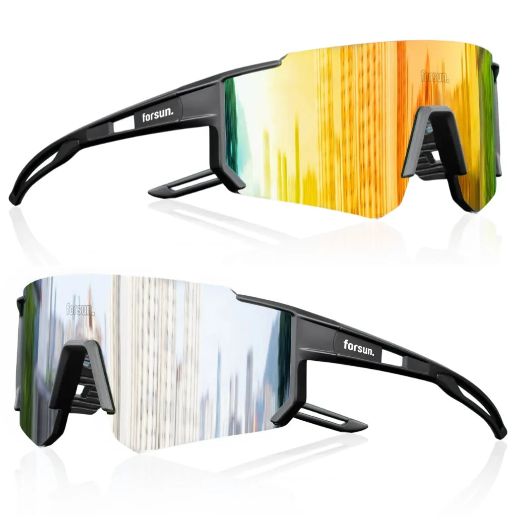 Performance Pro Bundle - Sports Sunglasses for Running Cycling and Beach Tennis