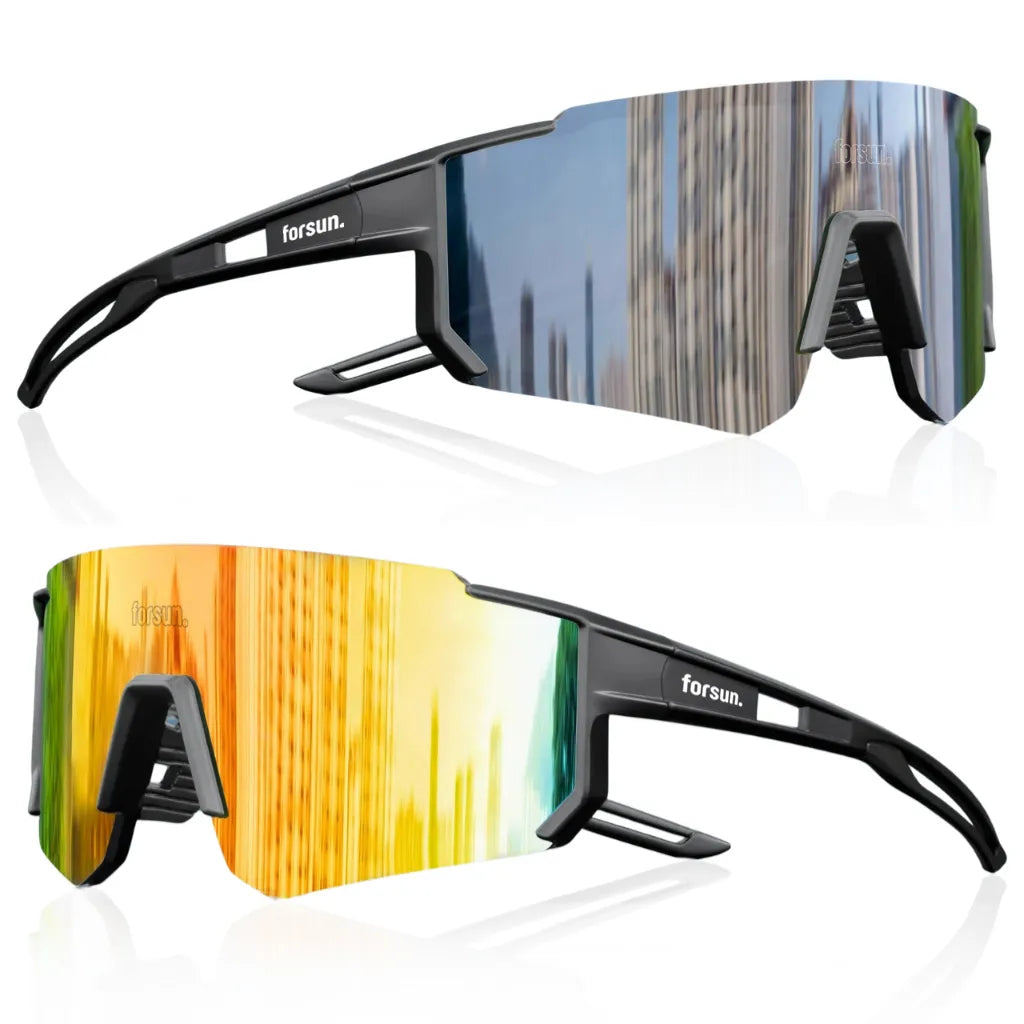 Performance Pro Bundle - Sports Sunglasses for Running Cycling and Beach Tennis