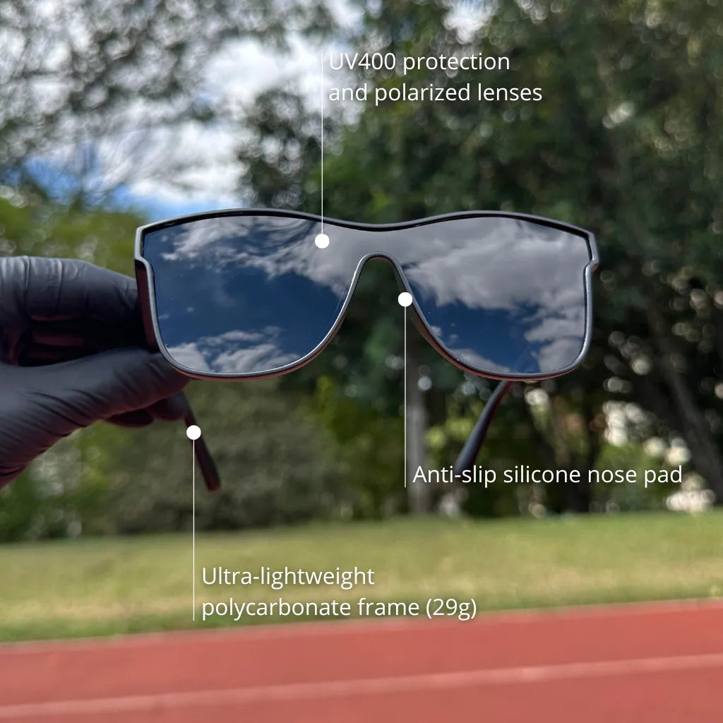 Flow - Sports Sunglasses for Running Cycling and Beach Tennis