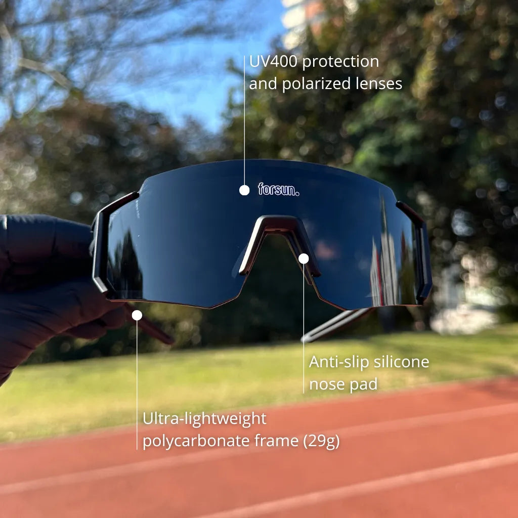 Performance Pro - Sports Sunglasses for Running Cycling and Beach Tennis