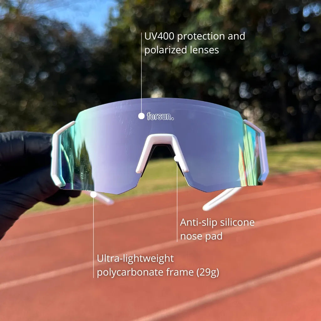 Performance Pro - Sports Sunglasses for Running Cycling and Beach Tennis