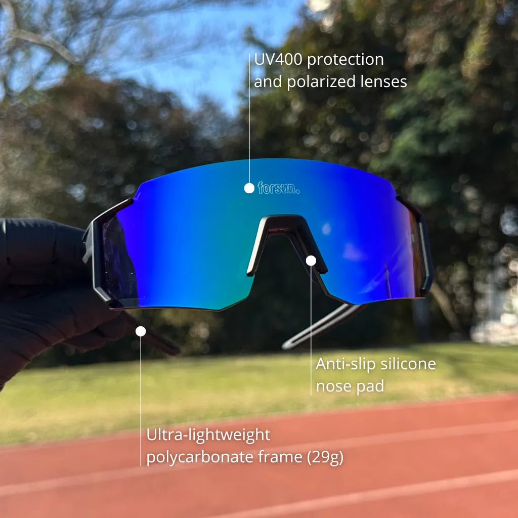 Performance Pro - Sports Sunglasses for Running Cycling and Beach Tennis